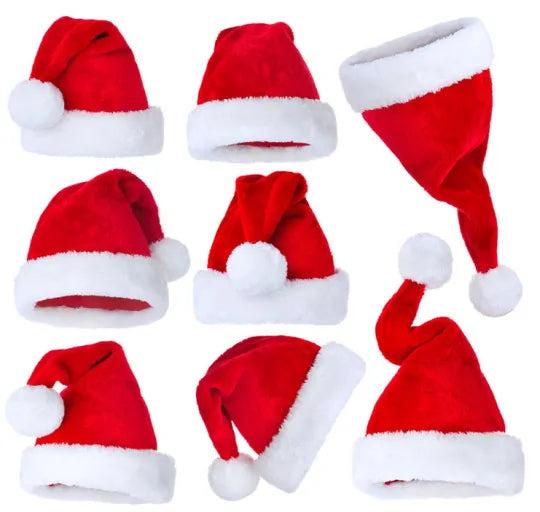 Personalized Matching Embroidered Santa Christmas Hats