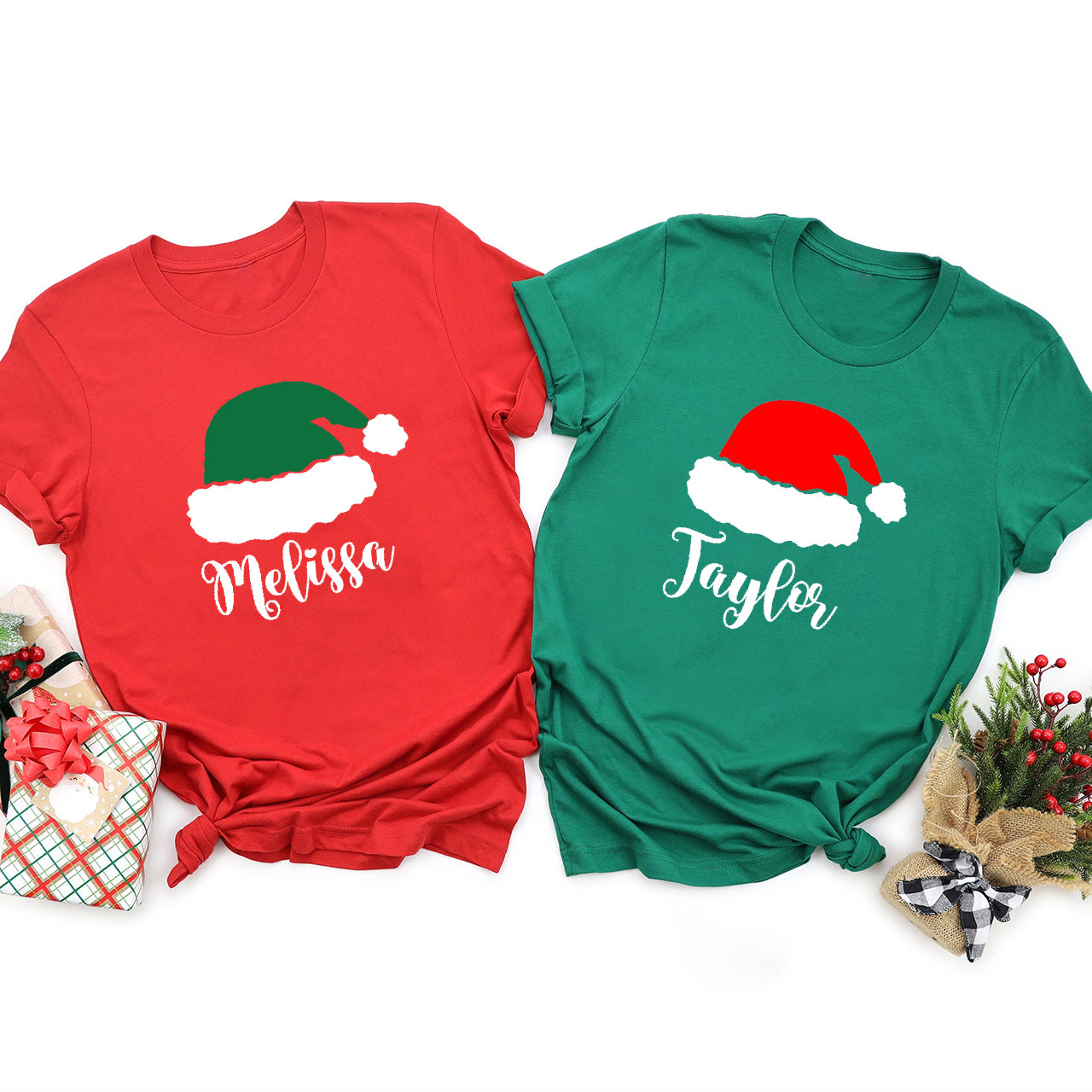 Personalized Family Christmas Pajama Shirts