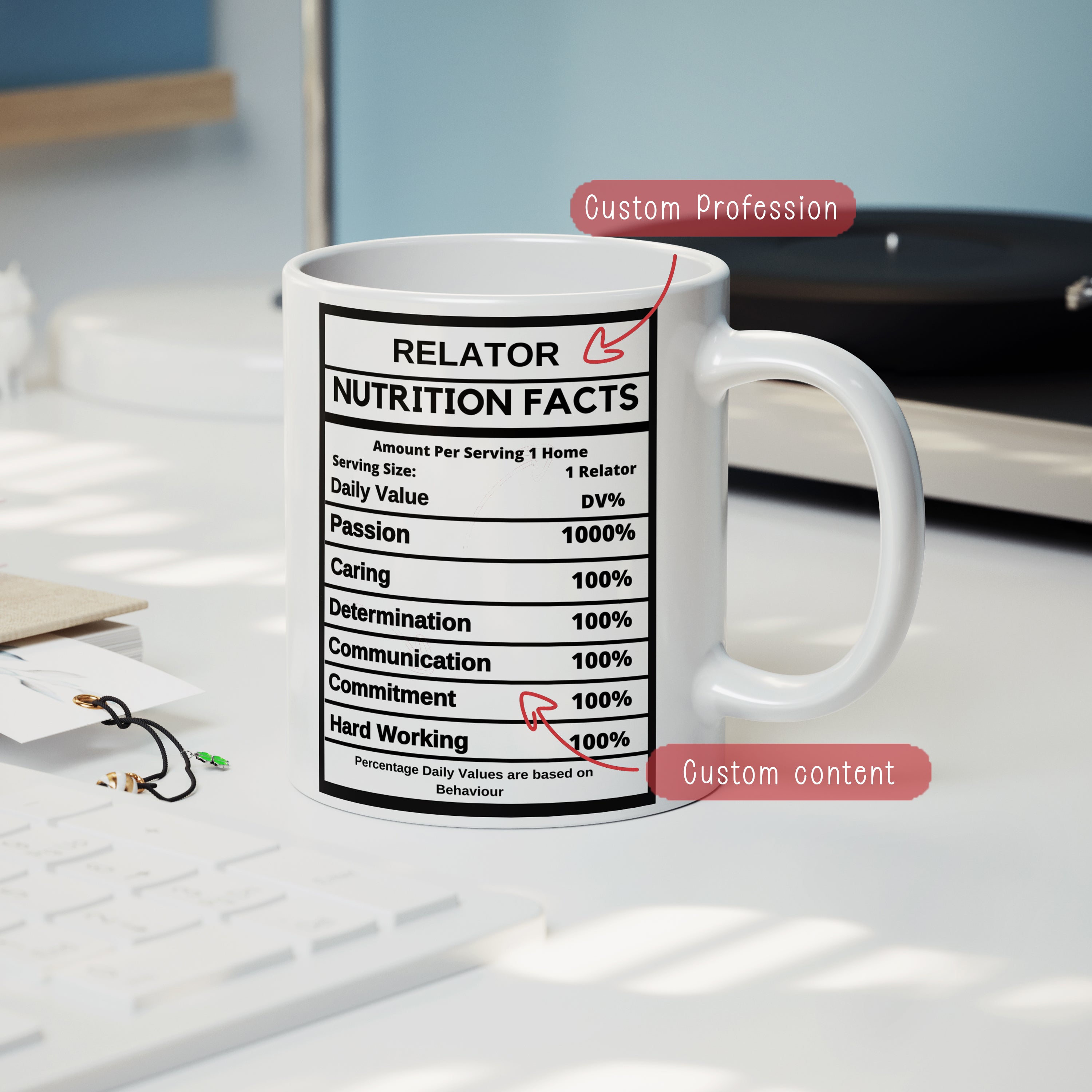 Custom professional mug