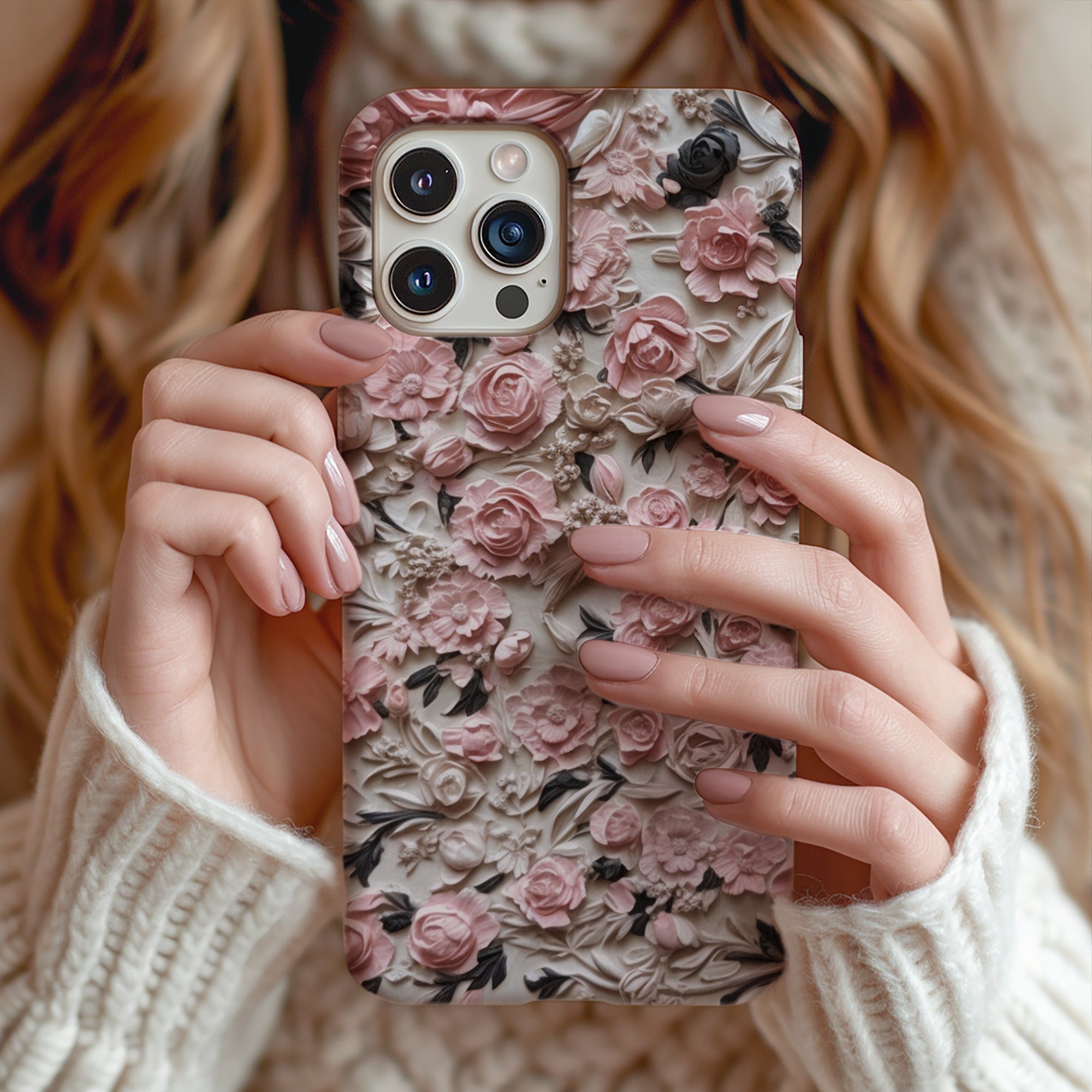 Flower phone case | Flower charm phone case | iPhone | Pixel | Samsung - Shapelys