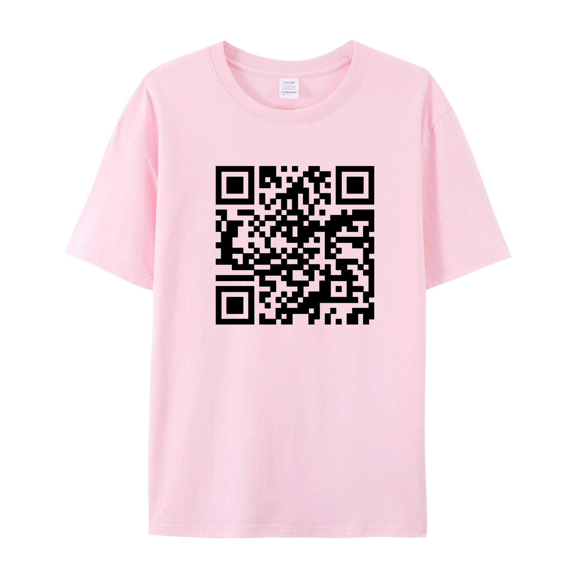 Funny QR Code T-Shirt - Personalized QR code content - Shapelys