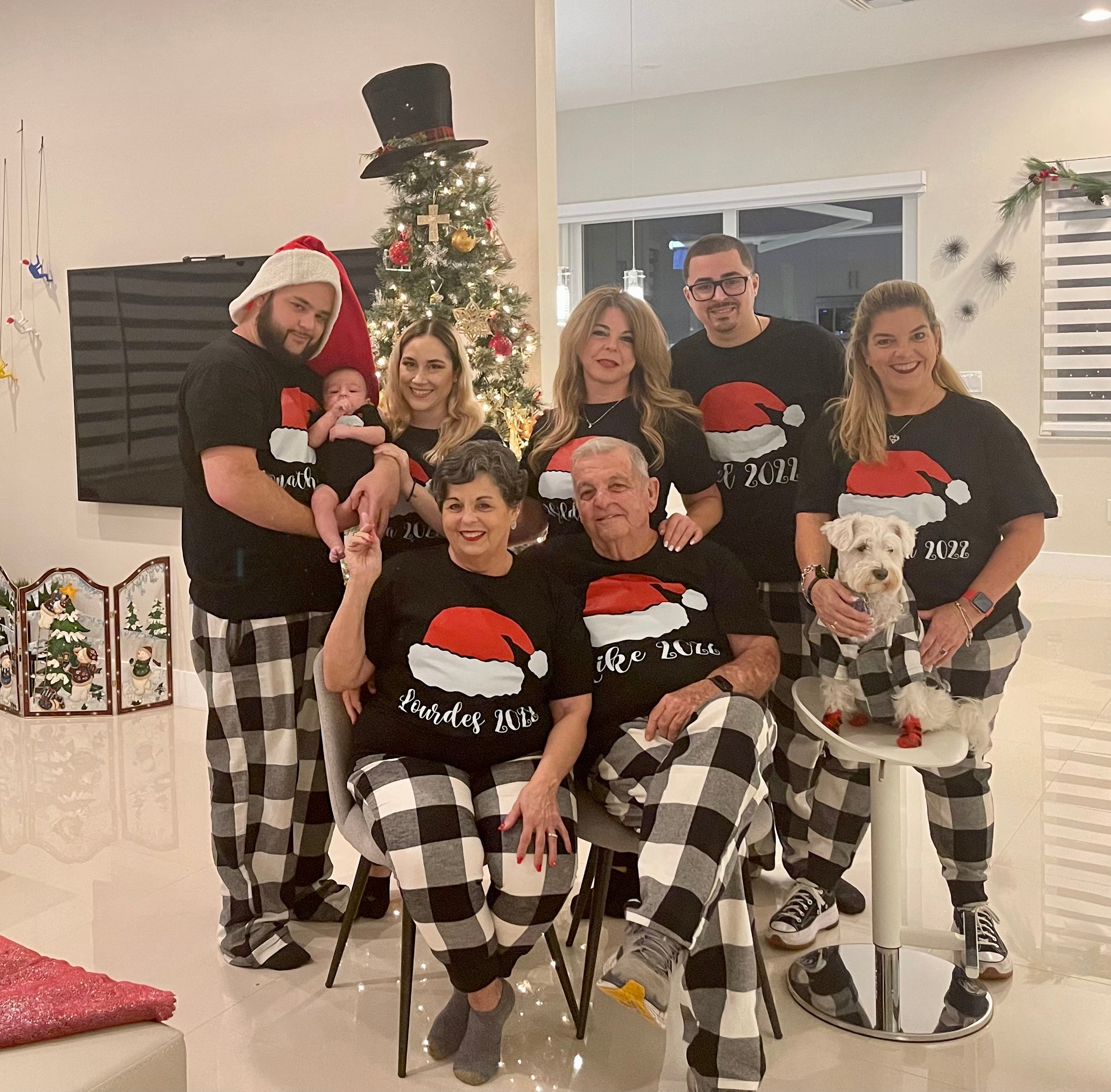 Personalized Family Christmas Pajama Shirts