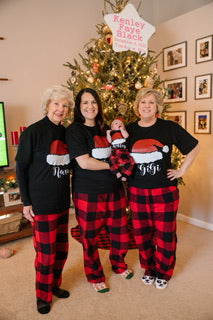 Personalized Family Christmas Pajama Shirts