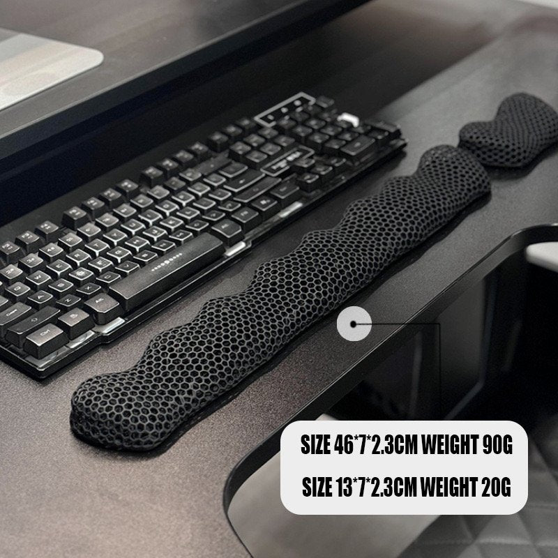 Polyurethane elastomer breathable wrist rest set - Shapelys