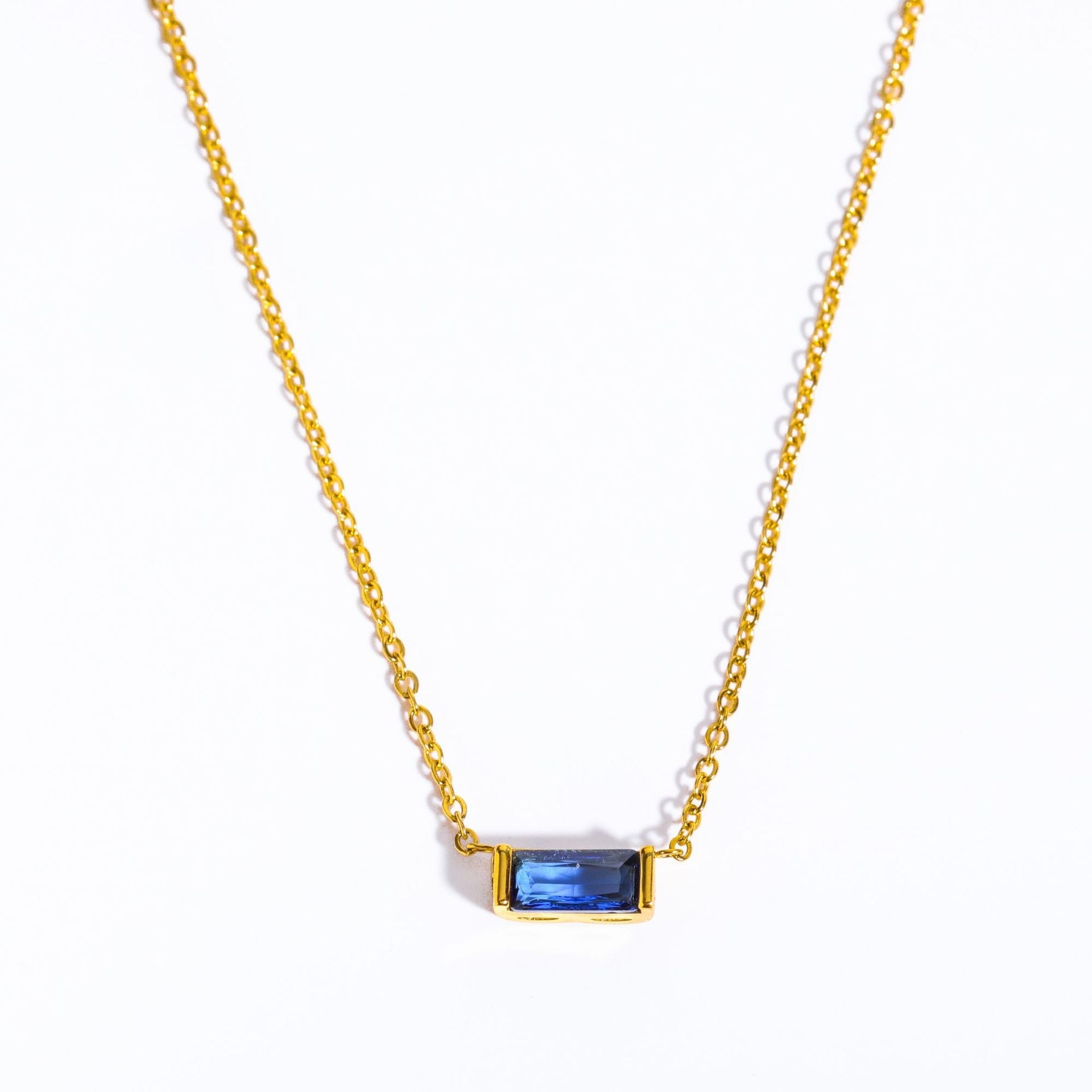 12 Birthstone Zircon Necklace - Shapelys