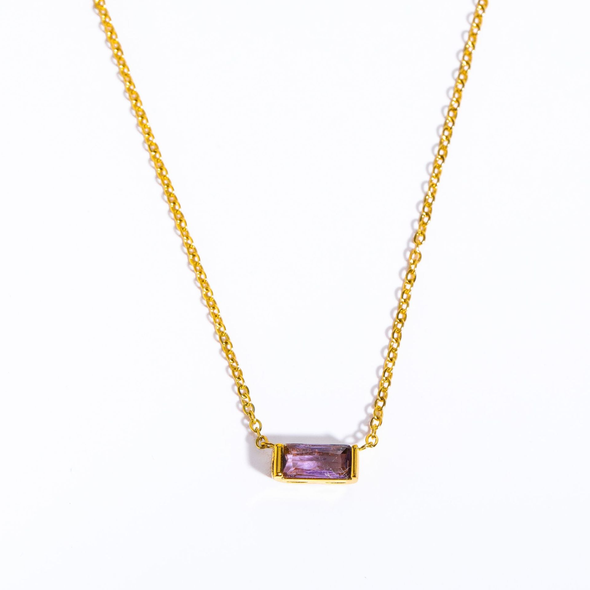 12 Birthstone Zircon Necklace - Shapelys