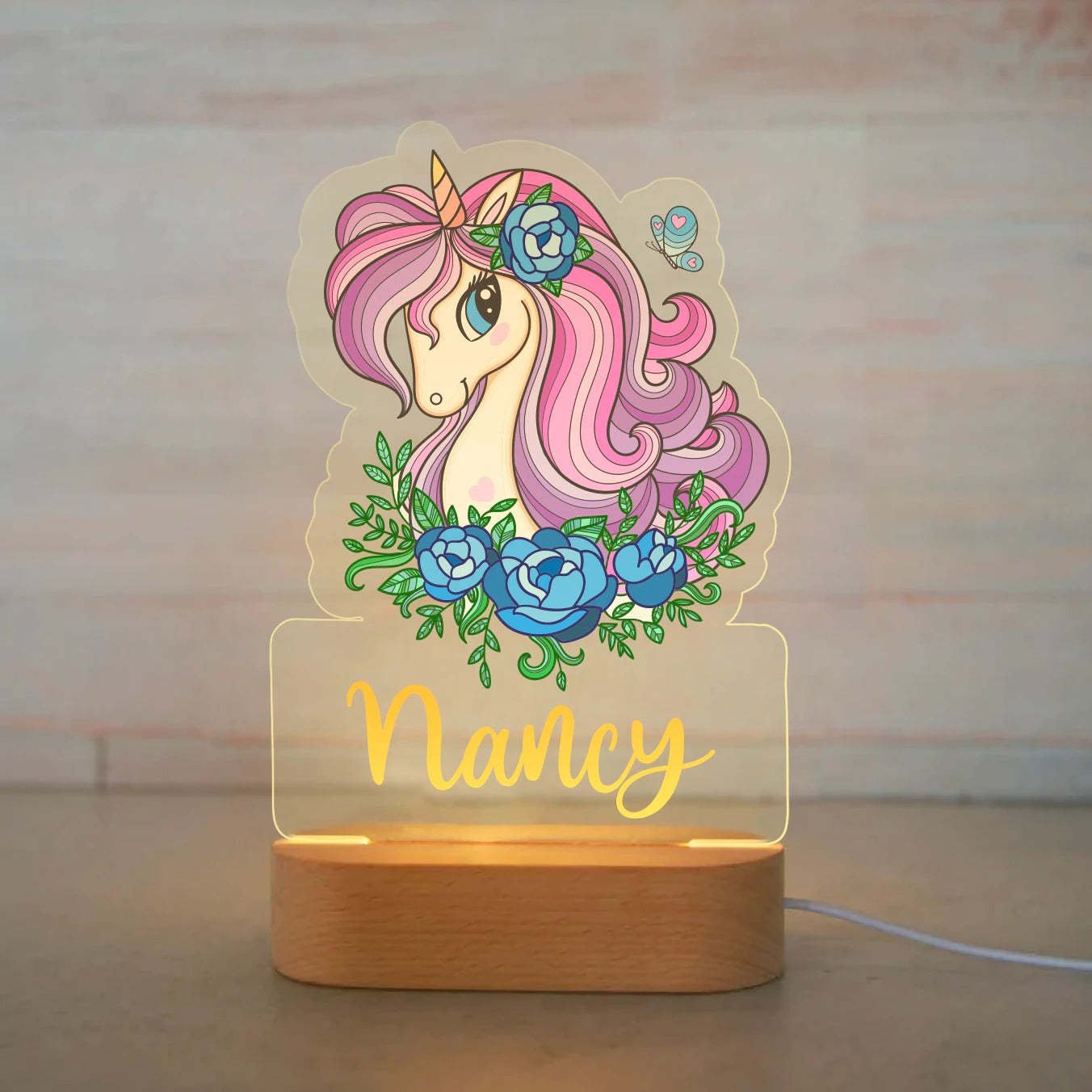 Baby name night light - Shapelys