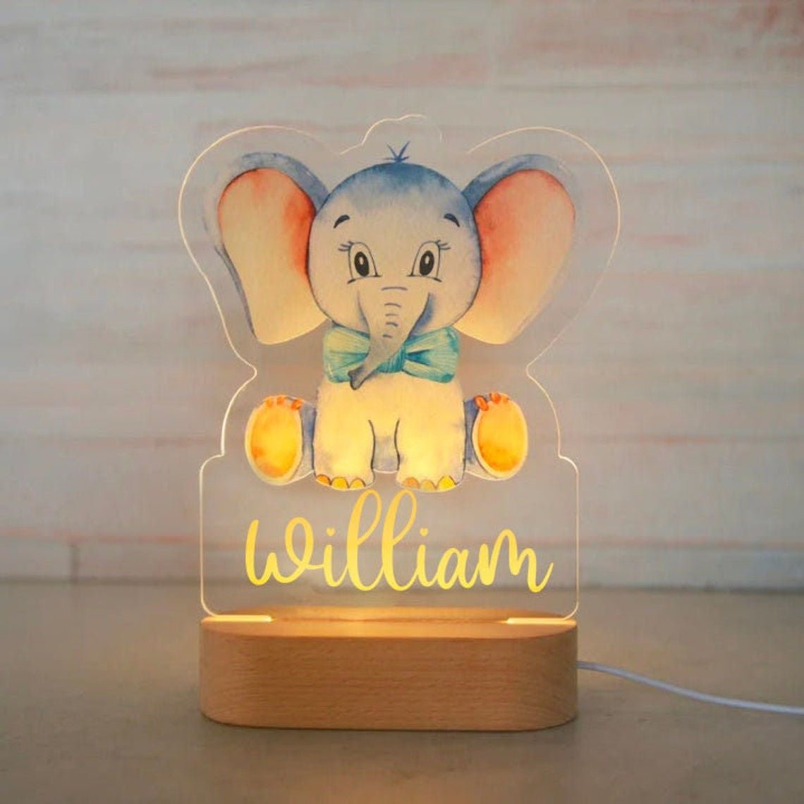 Baby name night light - Shapelys