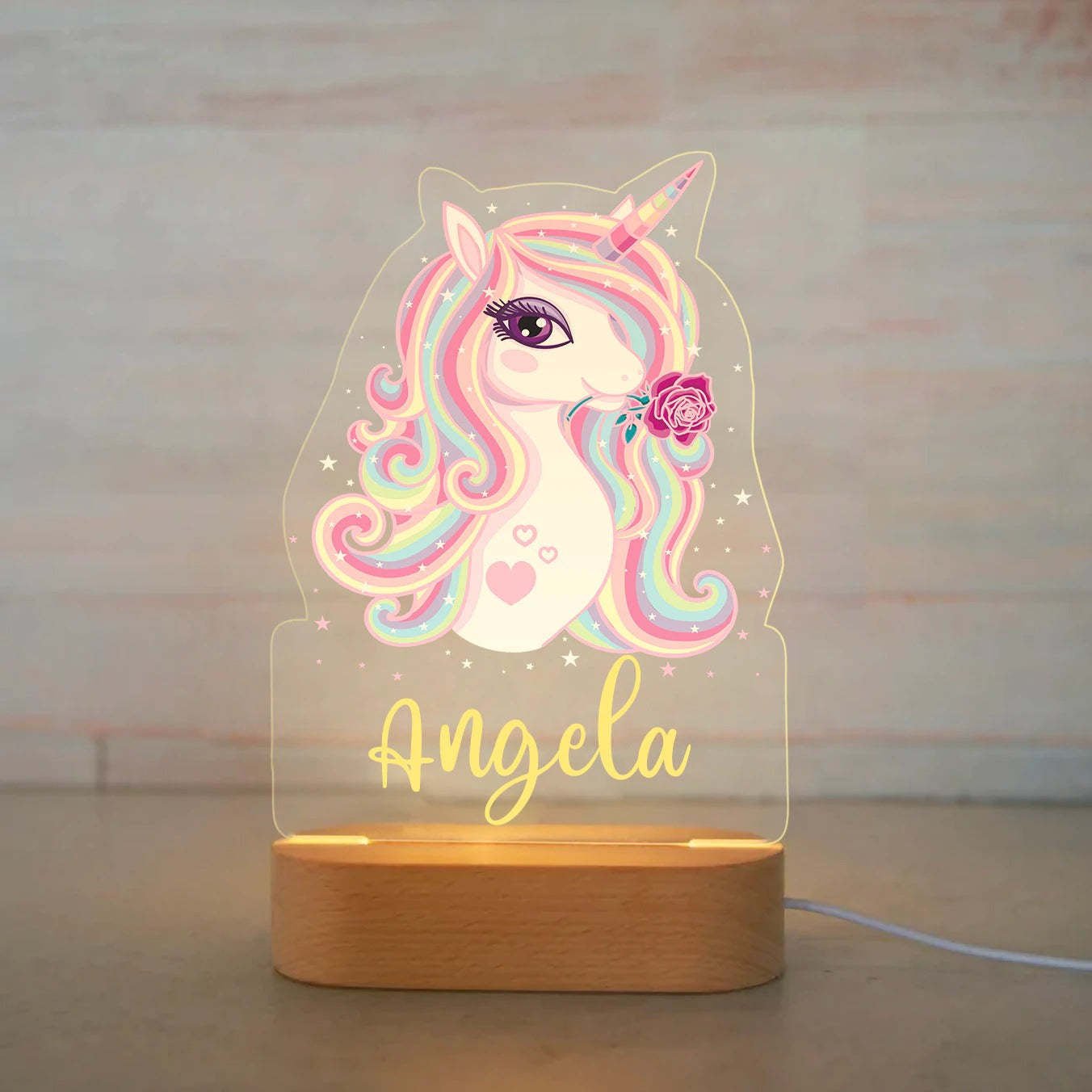 Baby name night light - Shapelys