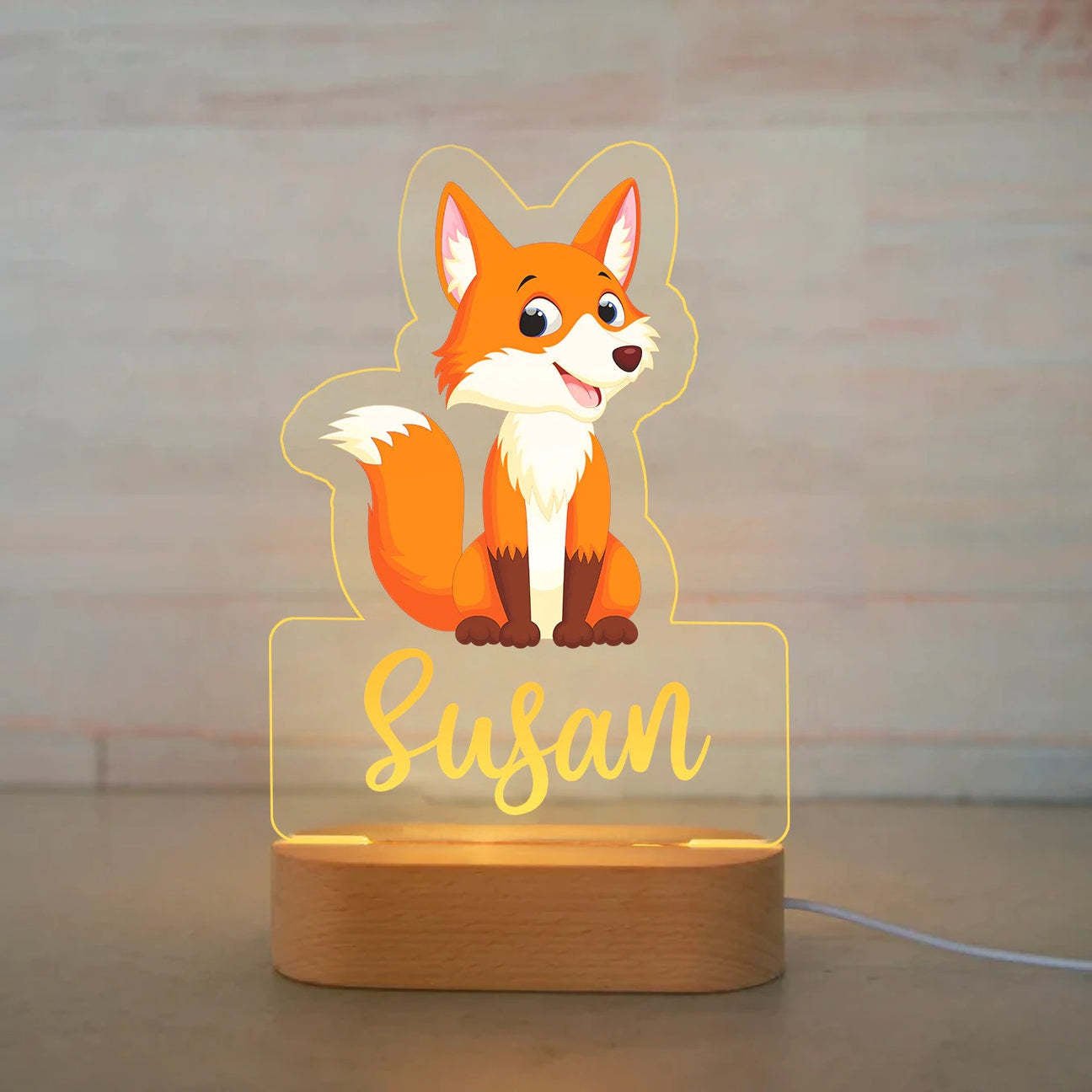 Baby name night light - Shapelys