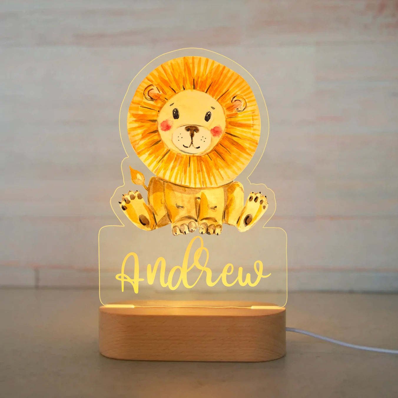 Baby name night light - Shapelys