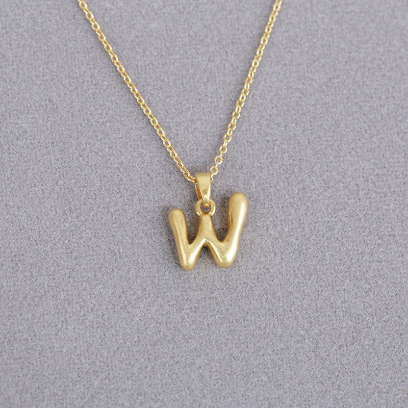 Balloon Letter Necklace - Shapelys