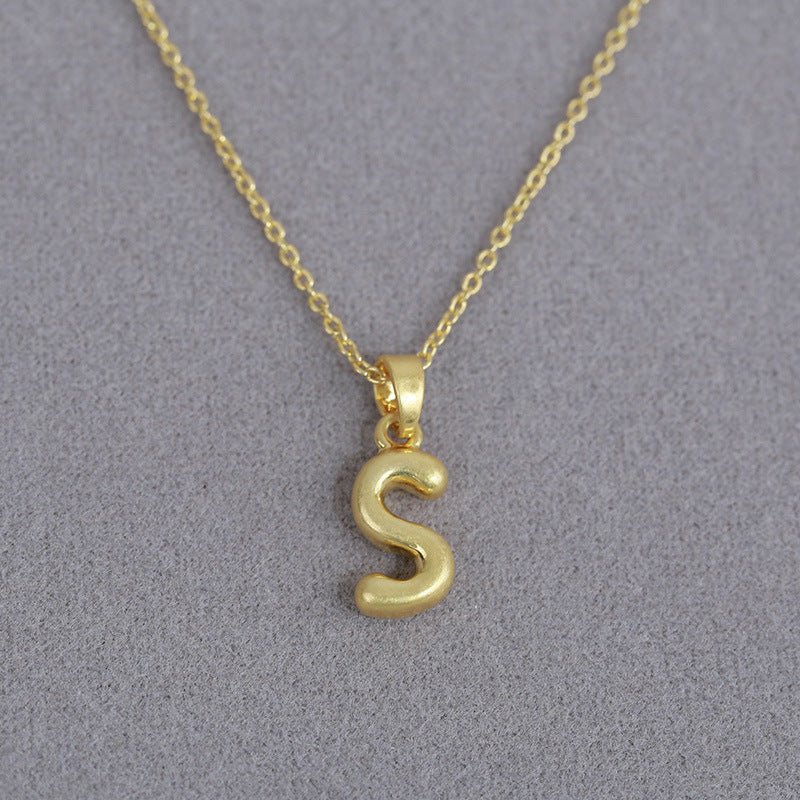 Balloon Letter Necklace - Shapelys