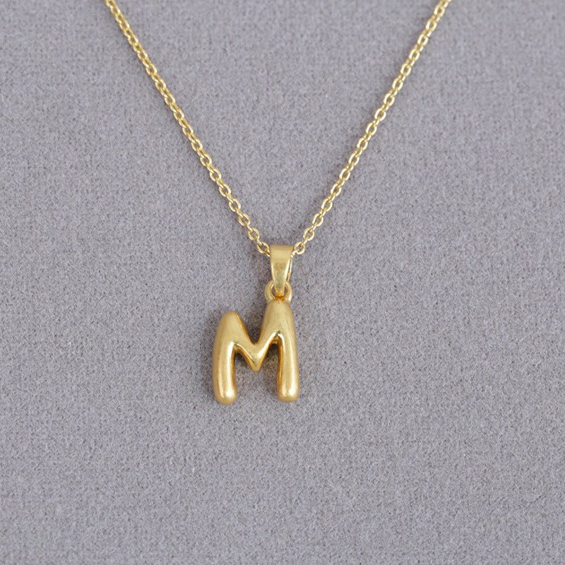 Balloon Letter Necklace - Shapelys