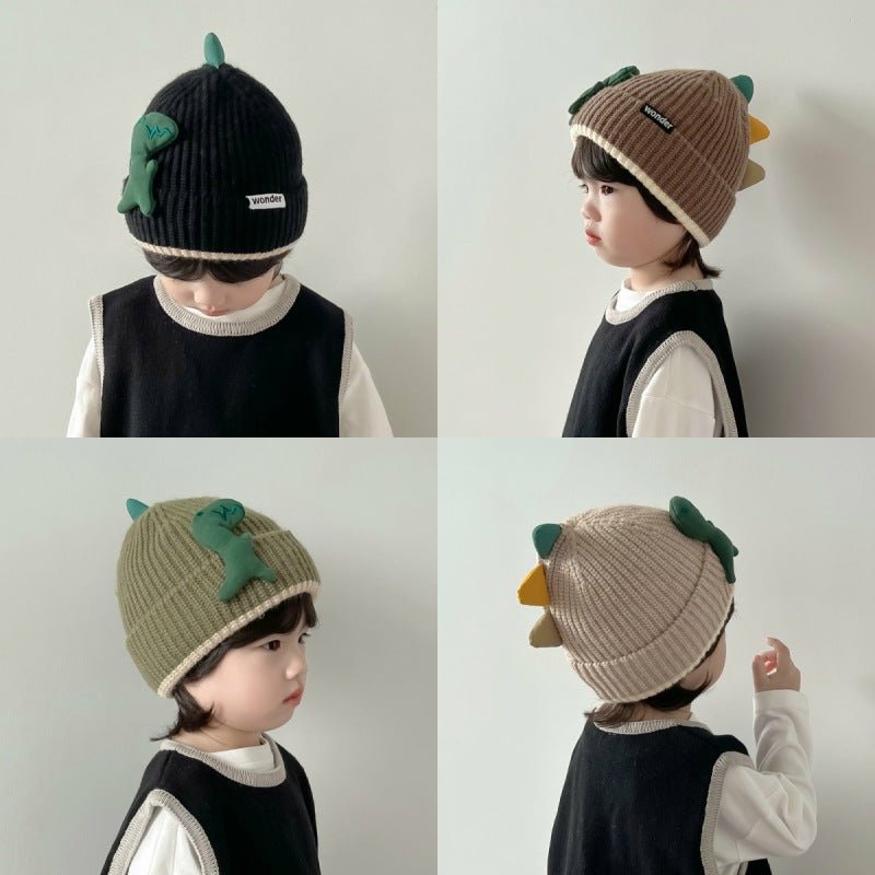 Children's Winter Dinosaur Hat - Shapelys