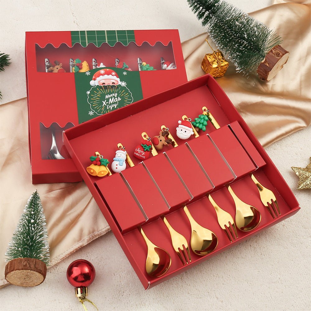 Christmas-themed cutlery - Shapelys