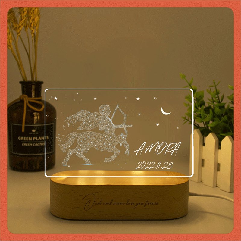 Constellation Custom Name Night Light - Shapelys