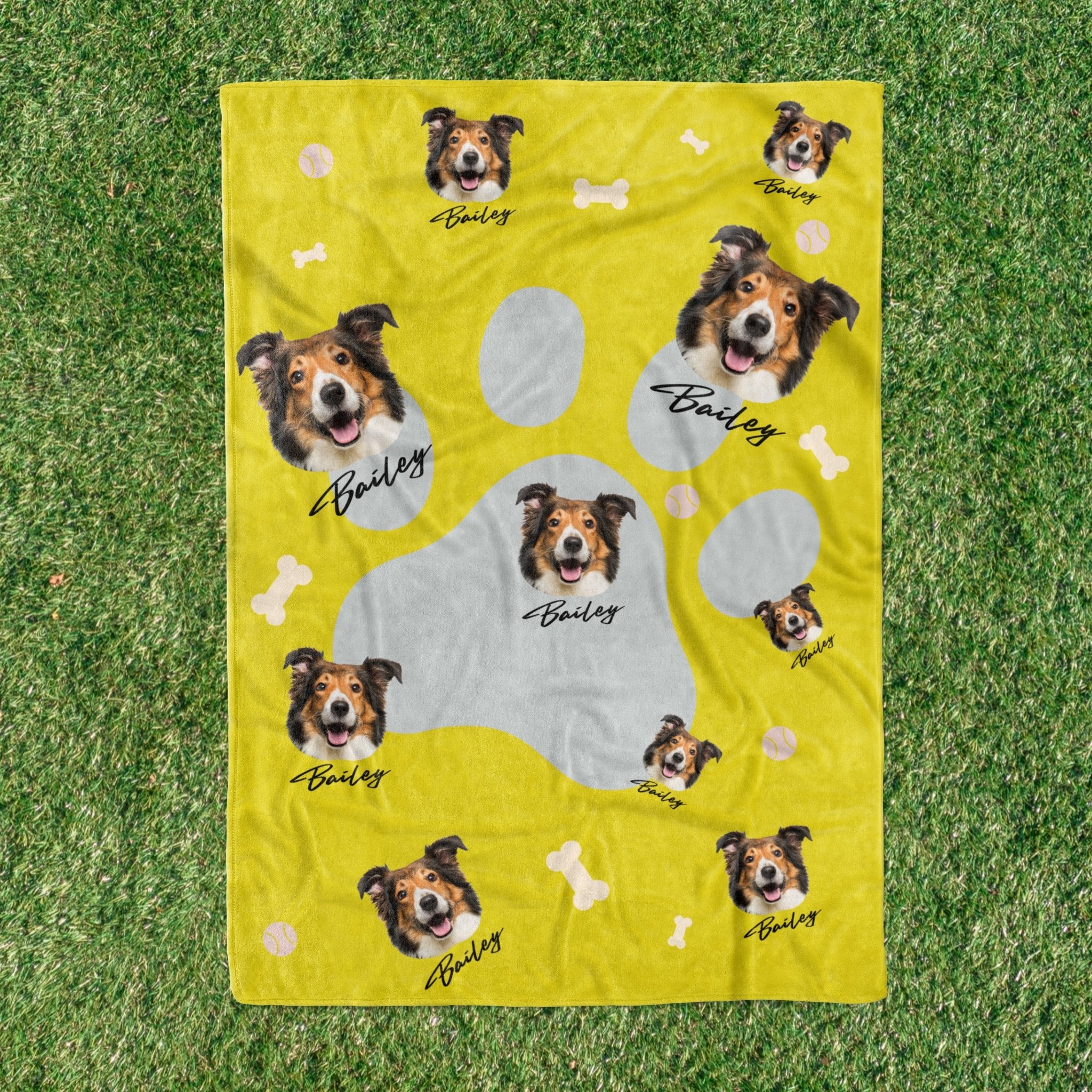 Custom Pet Photo Flannel Blanket - Shapelys