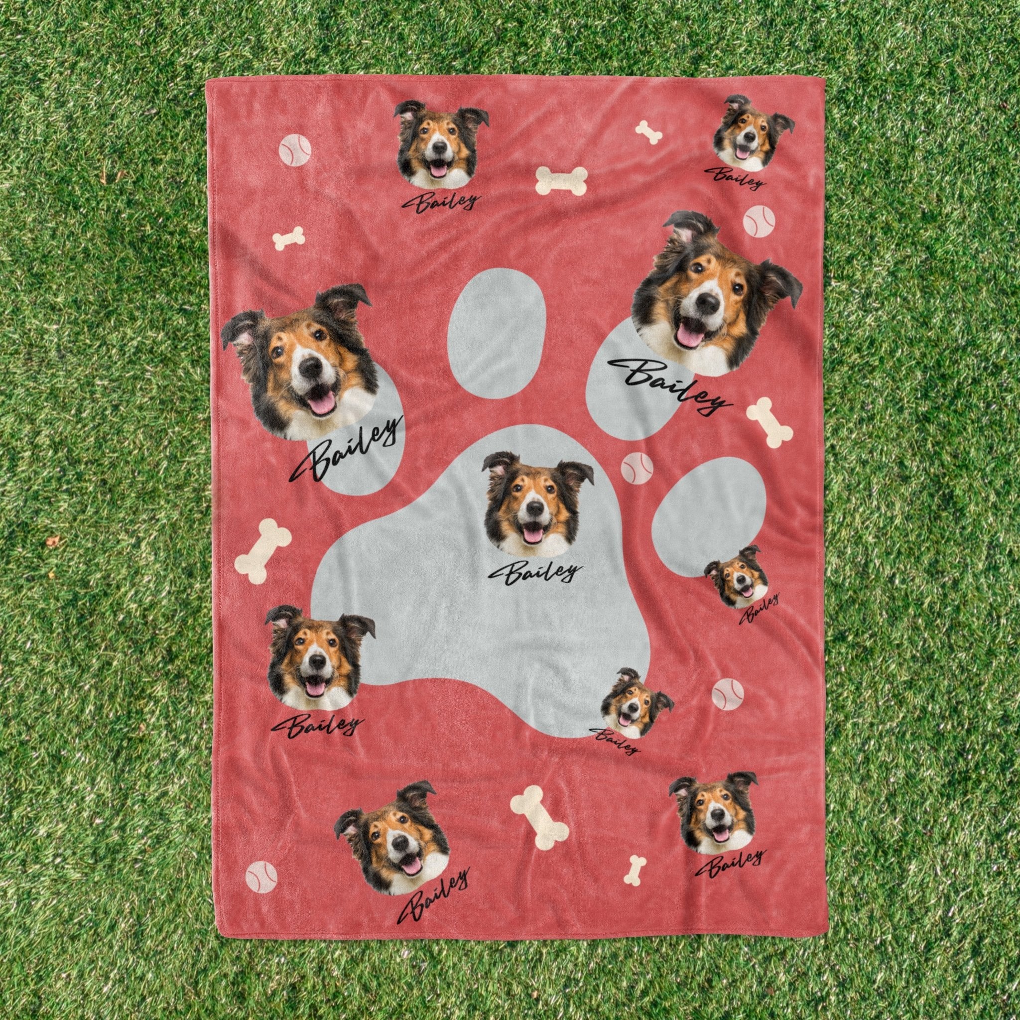 Custom Pet Photo Flannel Blanket - Shapelys