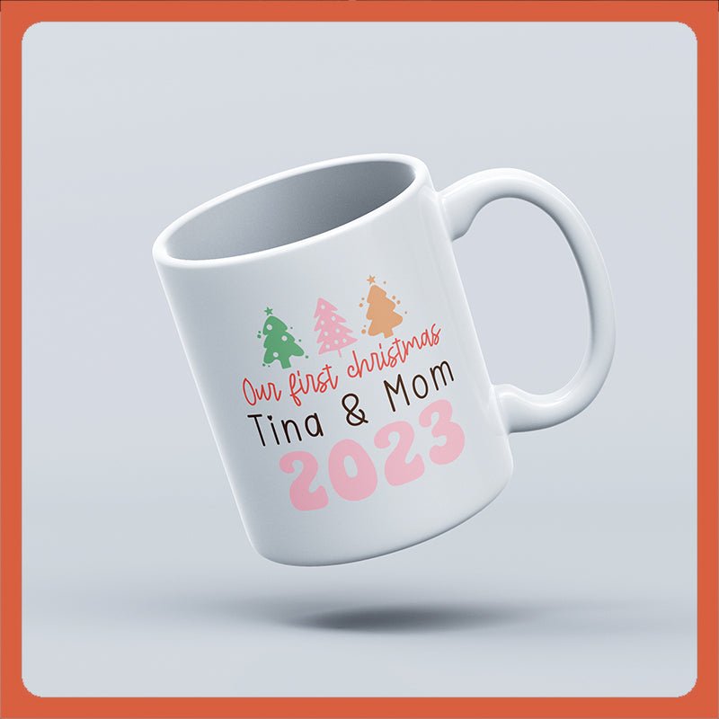 Customize first Christmas mug - Shapelys