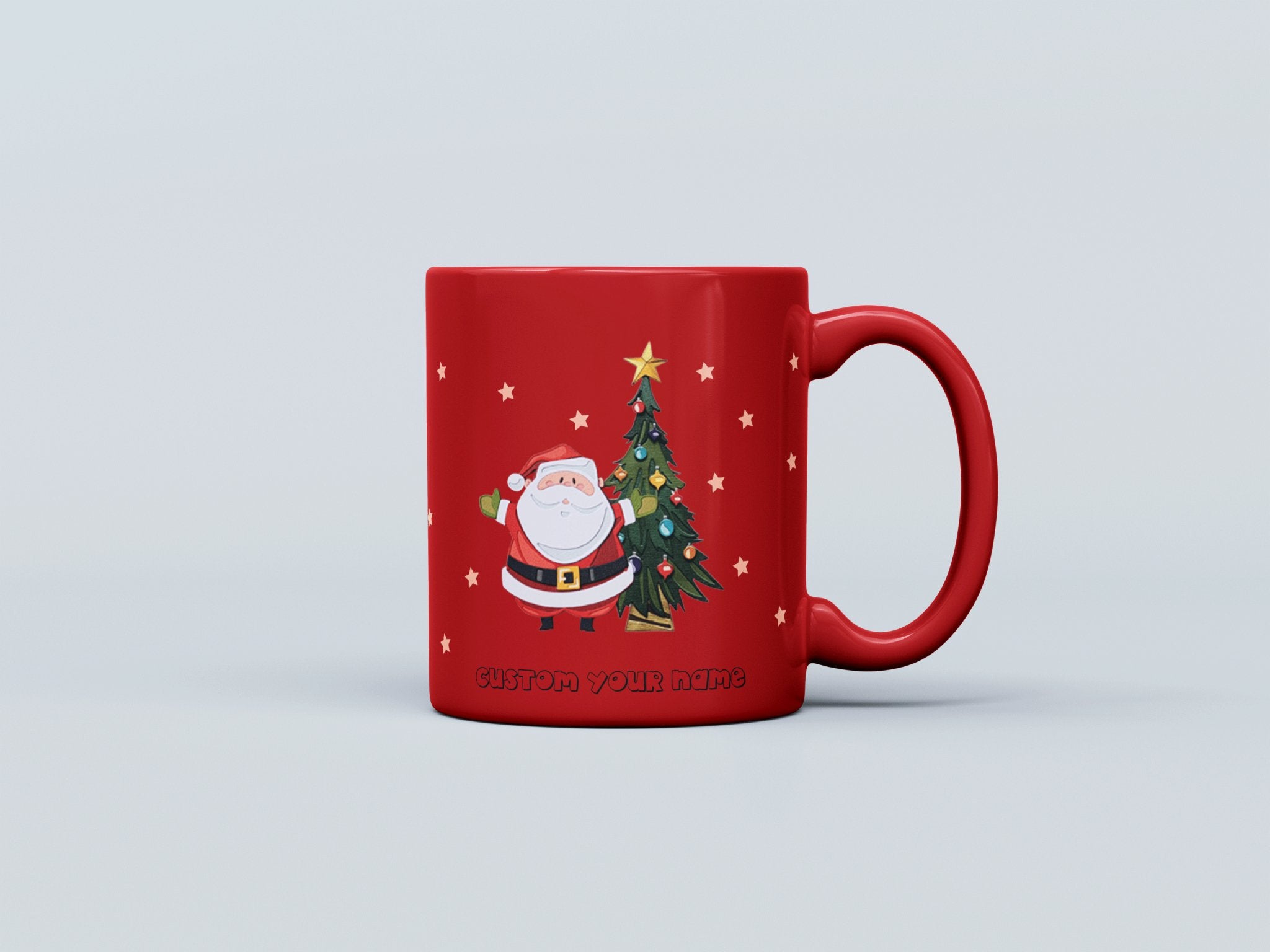 Customized name Christmas mug - Shapelys