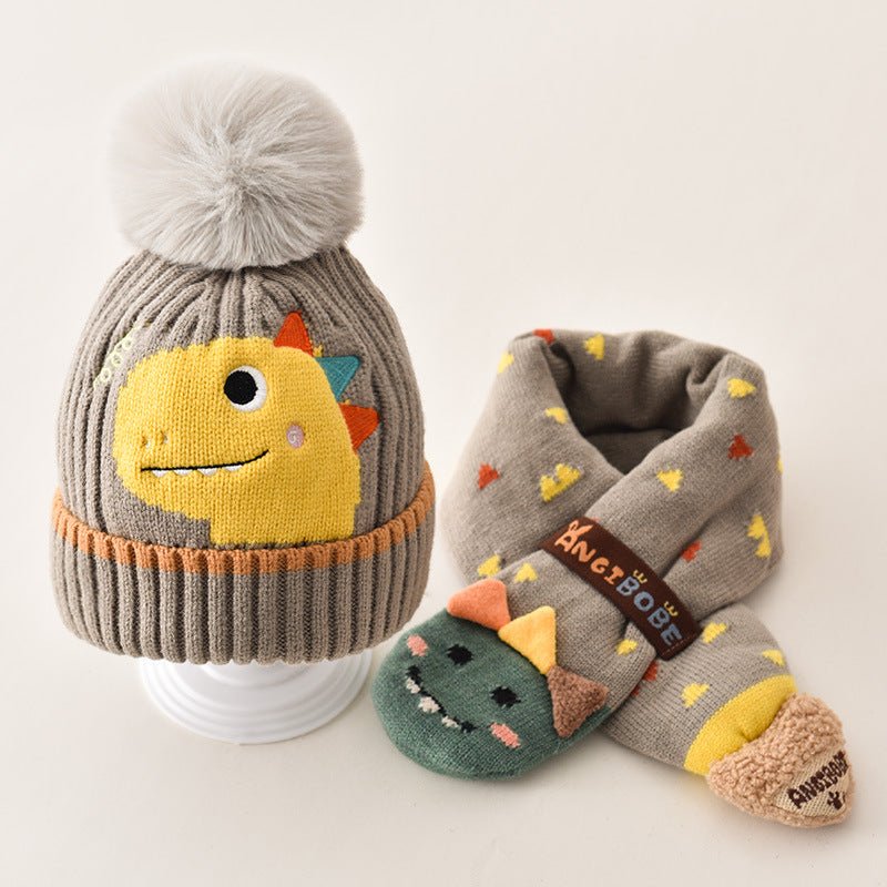 Cute Animal Hat and Scarf Set - Shapelys