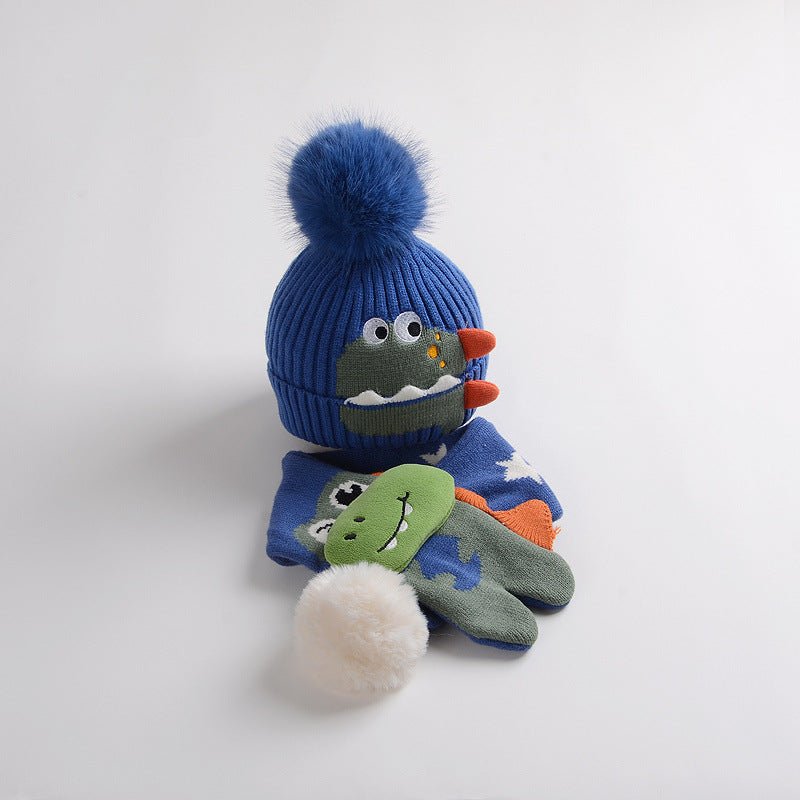 Dinosaur Hat and Scarf Set - Shapelys