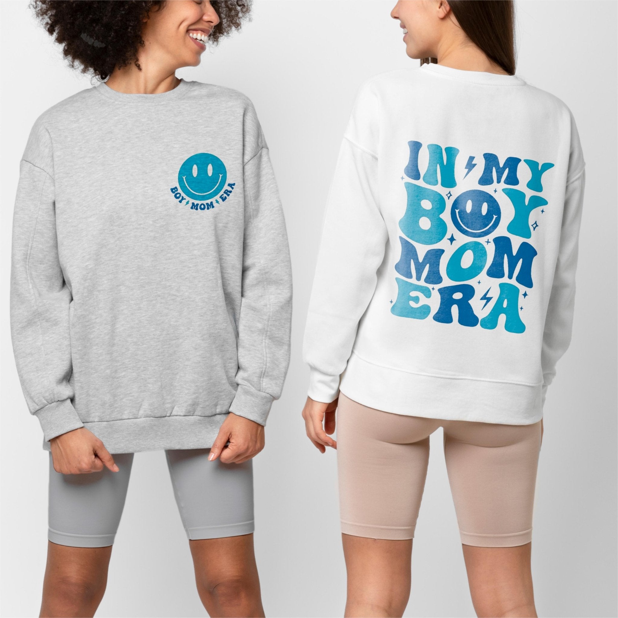 In My Boy/Girl Mom Era, Mama, Gift, Mother Sweatshirt - Shapelys