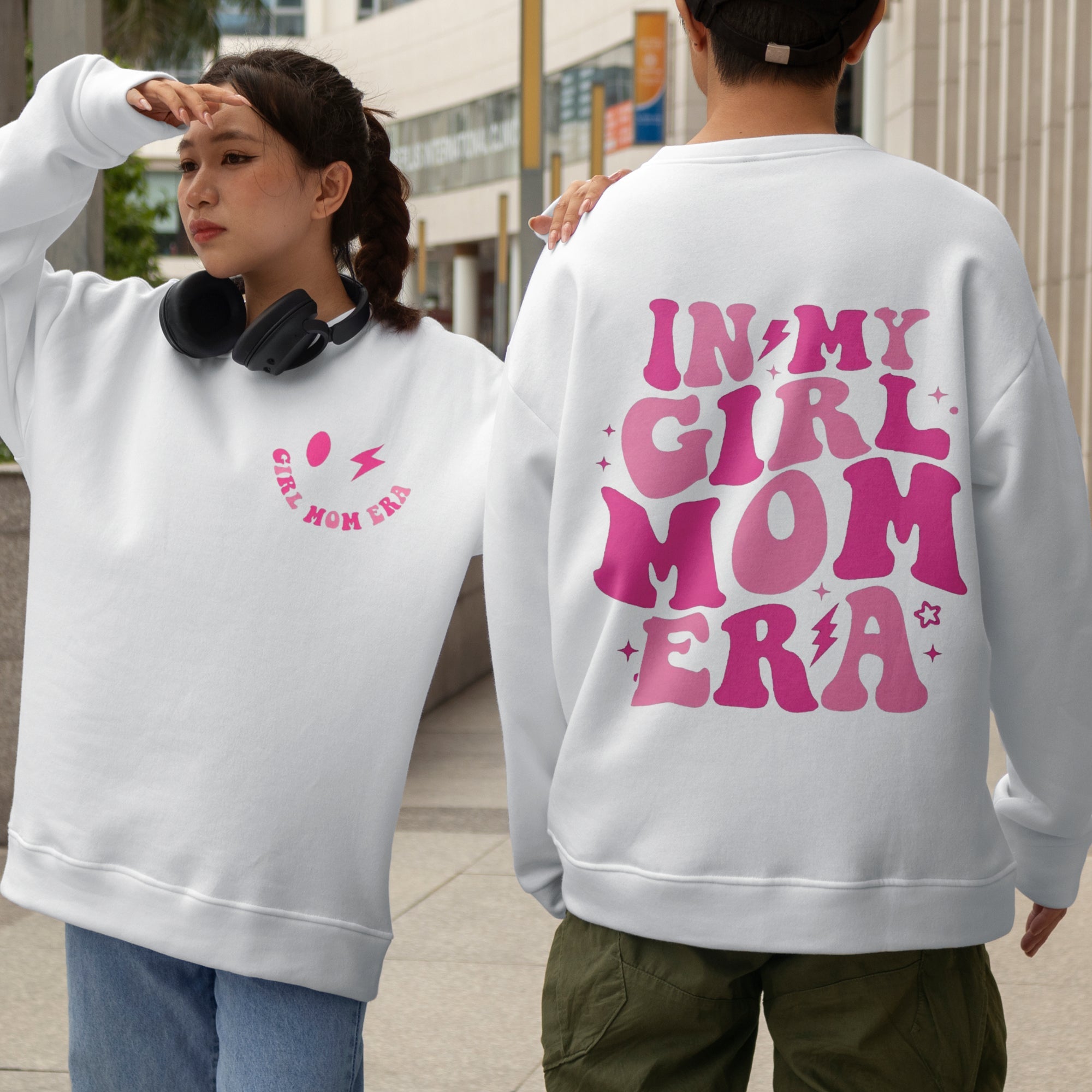 In My Boy/Girl Mom Era, Mama, Gift, Mother Sweatshirt - Shapelys