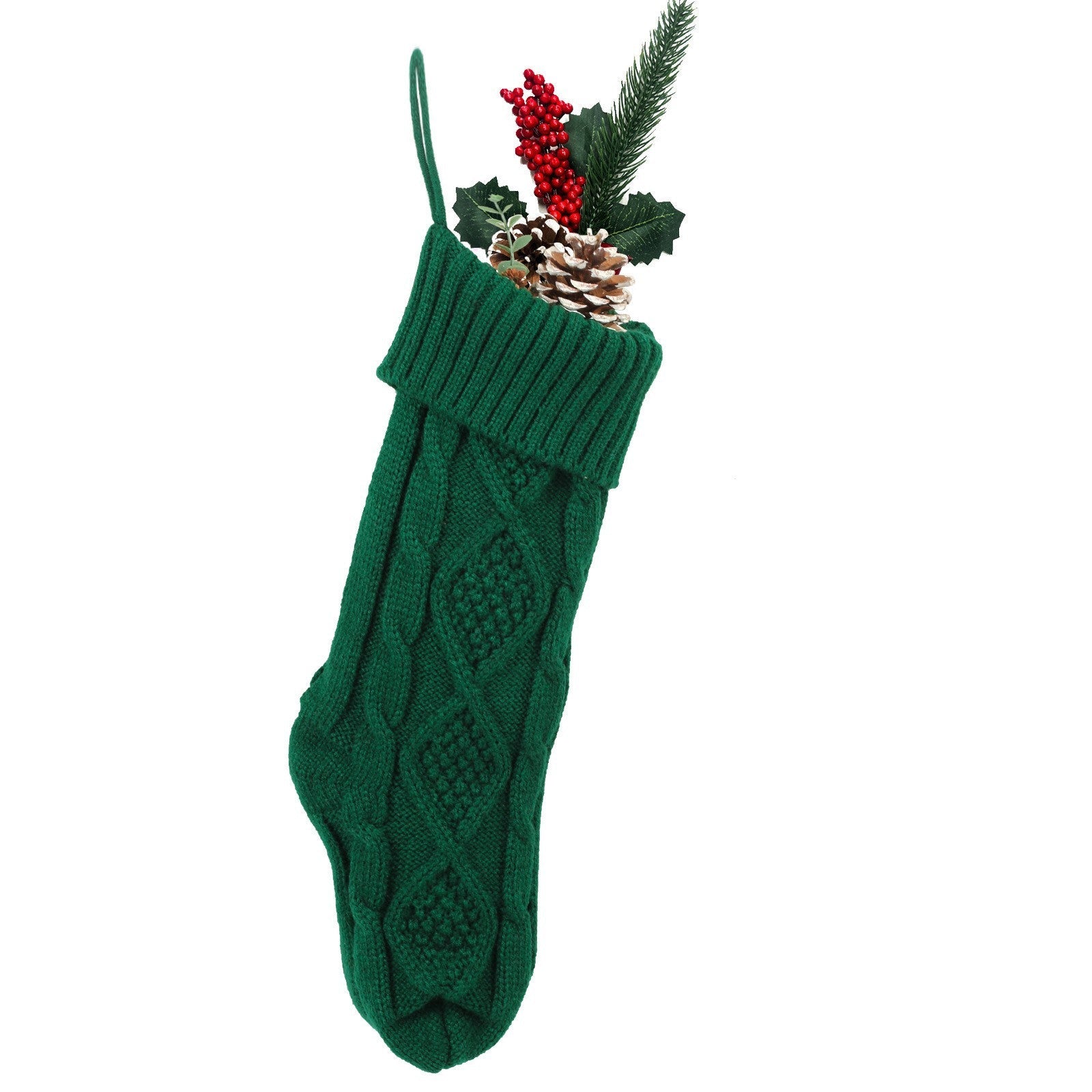 Knitted Name Christmas Stocking - Shapelys