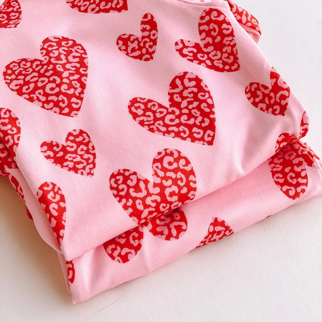 LOVE HEART Valentine's Day Matching Pajamas - Shapelys