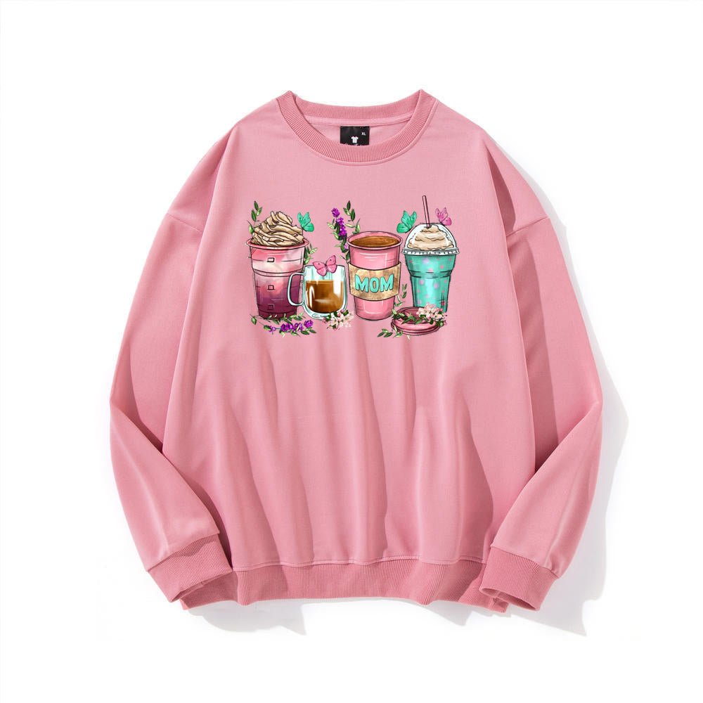 Mom coffee cups Sweatshirt - Designed just for Mother's Day - Shapelys