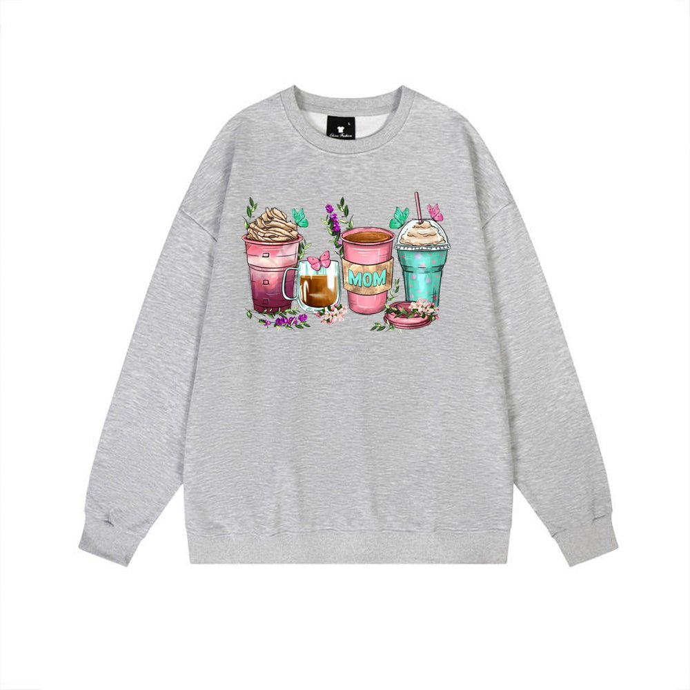 Mom coffee cups Sweatshirt - Designed just for Mother's Day - Shapelys