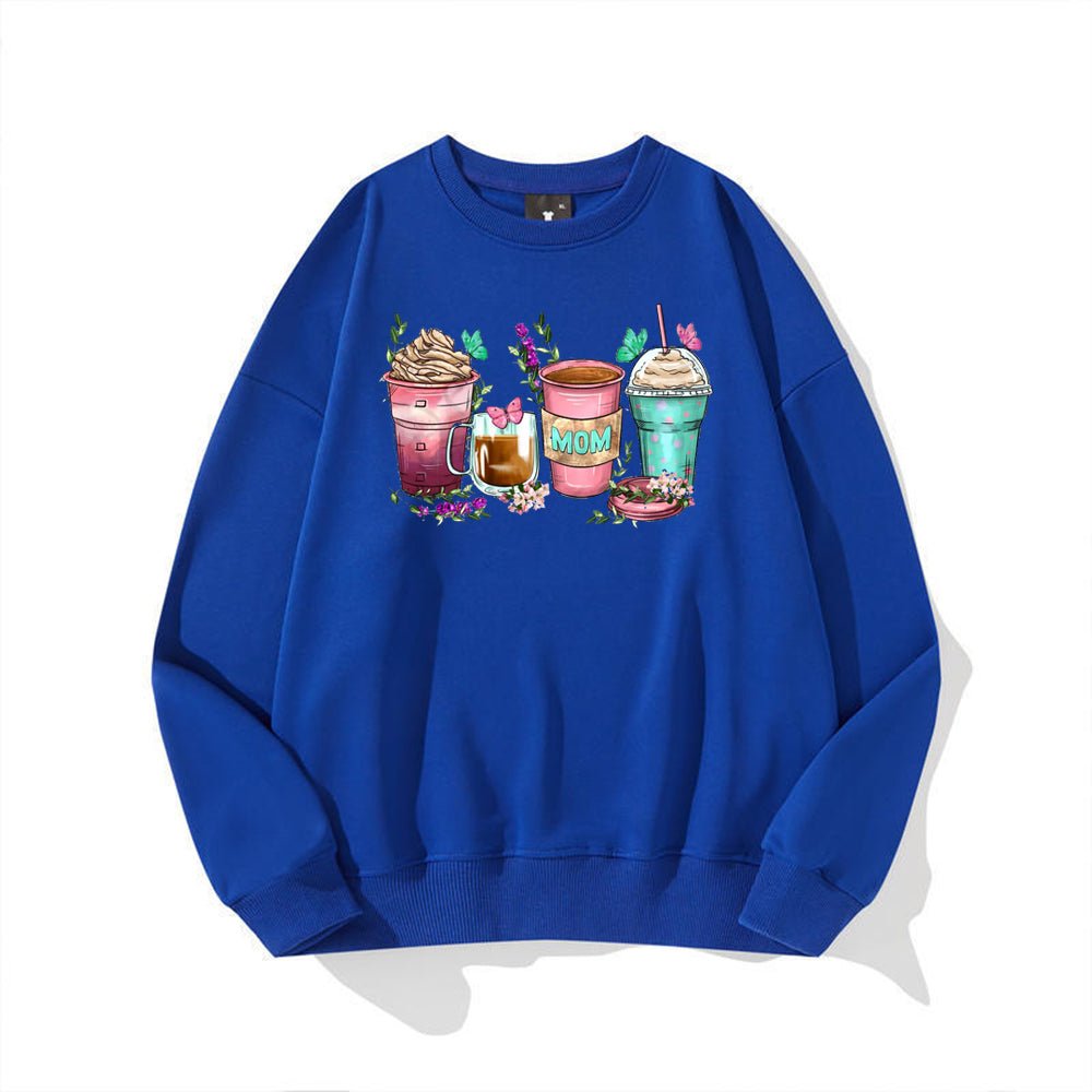 Mom coffee cups Sweatshirt - Designed just for Mother's Day - Shapelys