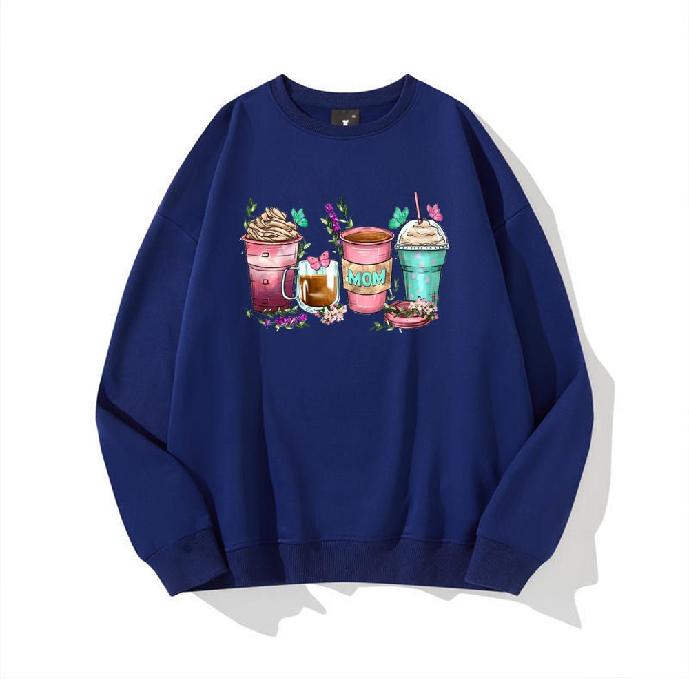 Mom coffee cups Sweatshirt - Designed just for Mother's Day - Shapelys