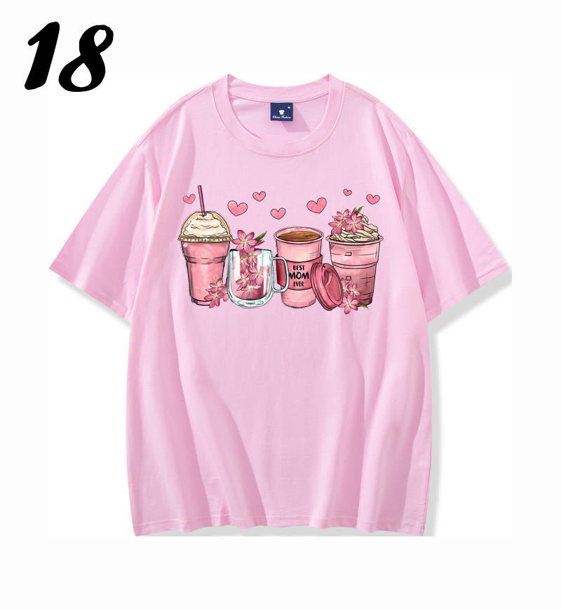 Mother's Day floral coffee cups shirt - Mother's Day Clothing - Shapelys