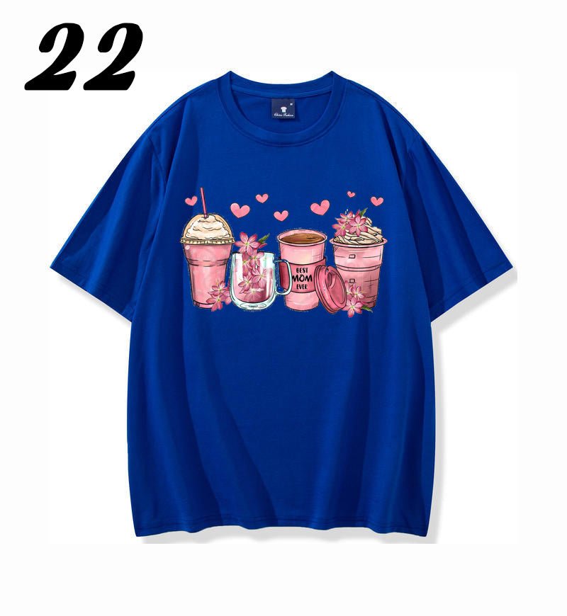 Mother's Day floral coffee cups shirt - Mother's Day Clothing - Shapelys