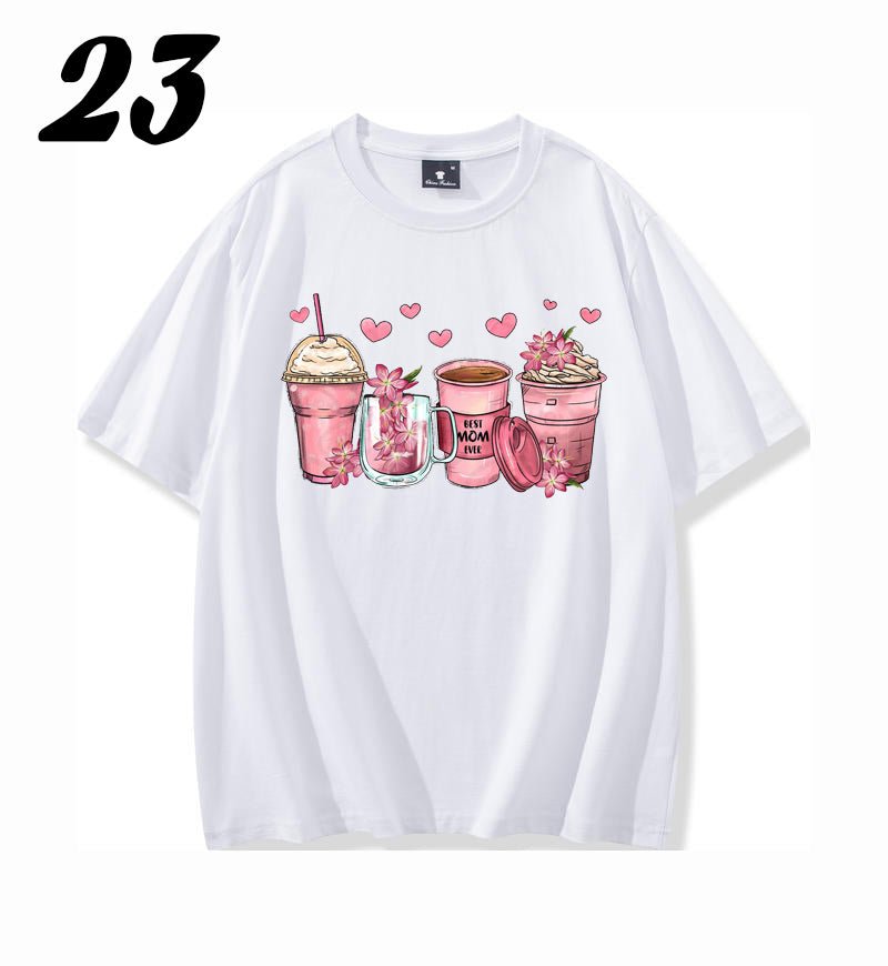 Mother's Day floral coffee cups shirt - Mother's Day Clothing - Shapelys