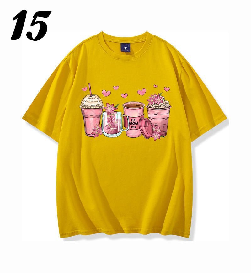 Mother's Day floral coffee cups shirt - Mother's Day Clothing - Shapelys