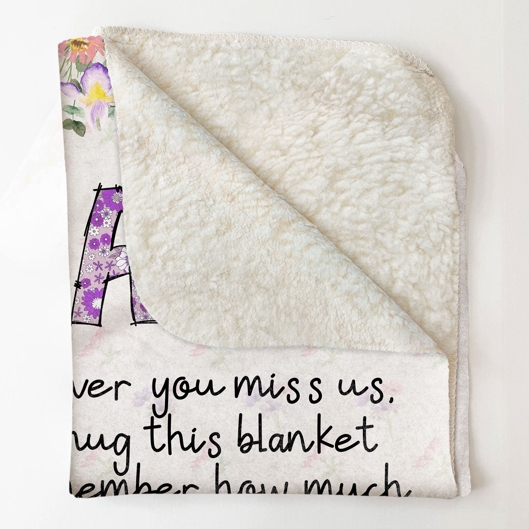 Nana, Whenever You Miss Us - Personalized Blanket - Shapelys