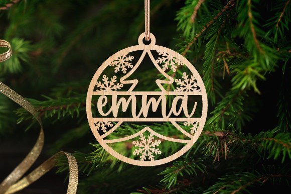 Personalized Christmas Ornament - Shapelys