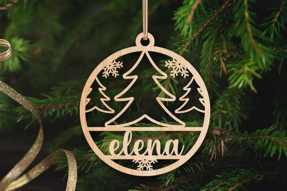 Personalized Christmas Ornament - Shapelys