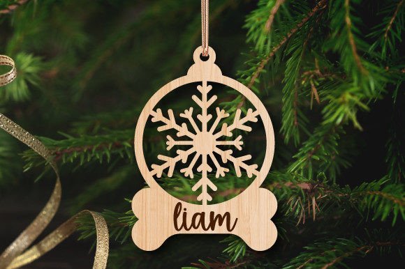 Personalized Christmas Ornament - Shapelys