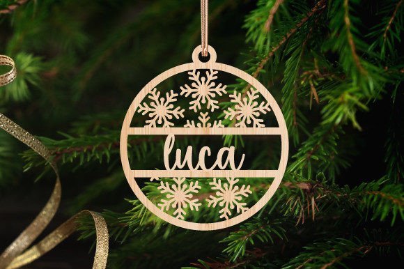 Personalized Christmas Ornament - Shapelys