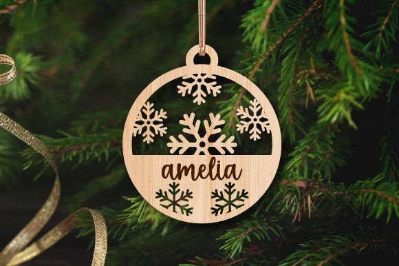 Personalized Christmas Ornament - Shapelys