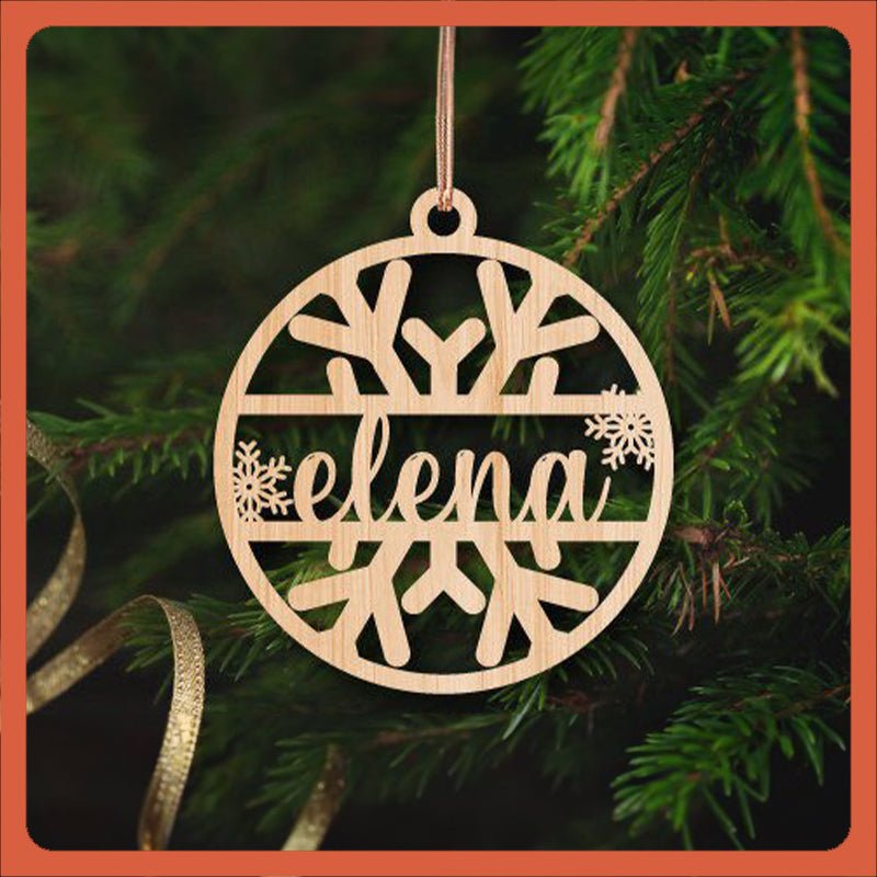 Personalized Christmas Ornament - Shapelys