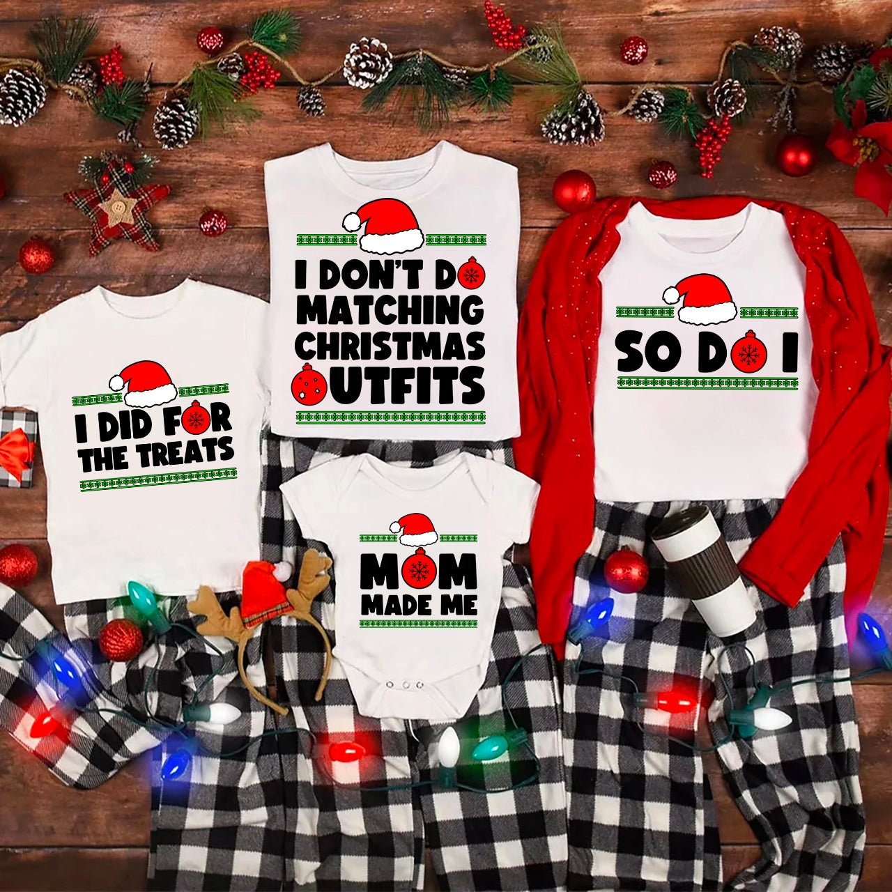 Personalized Funny Group Matching Christmas Party Shirts - Shapelys