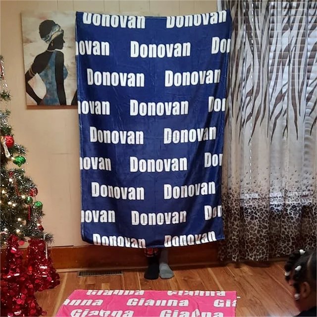 Personalized name blanket - Shapelys