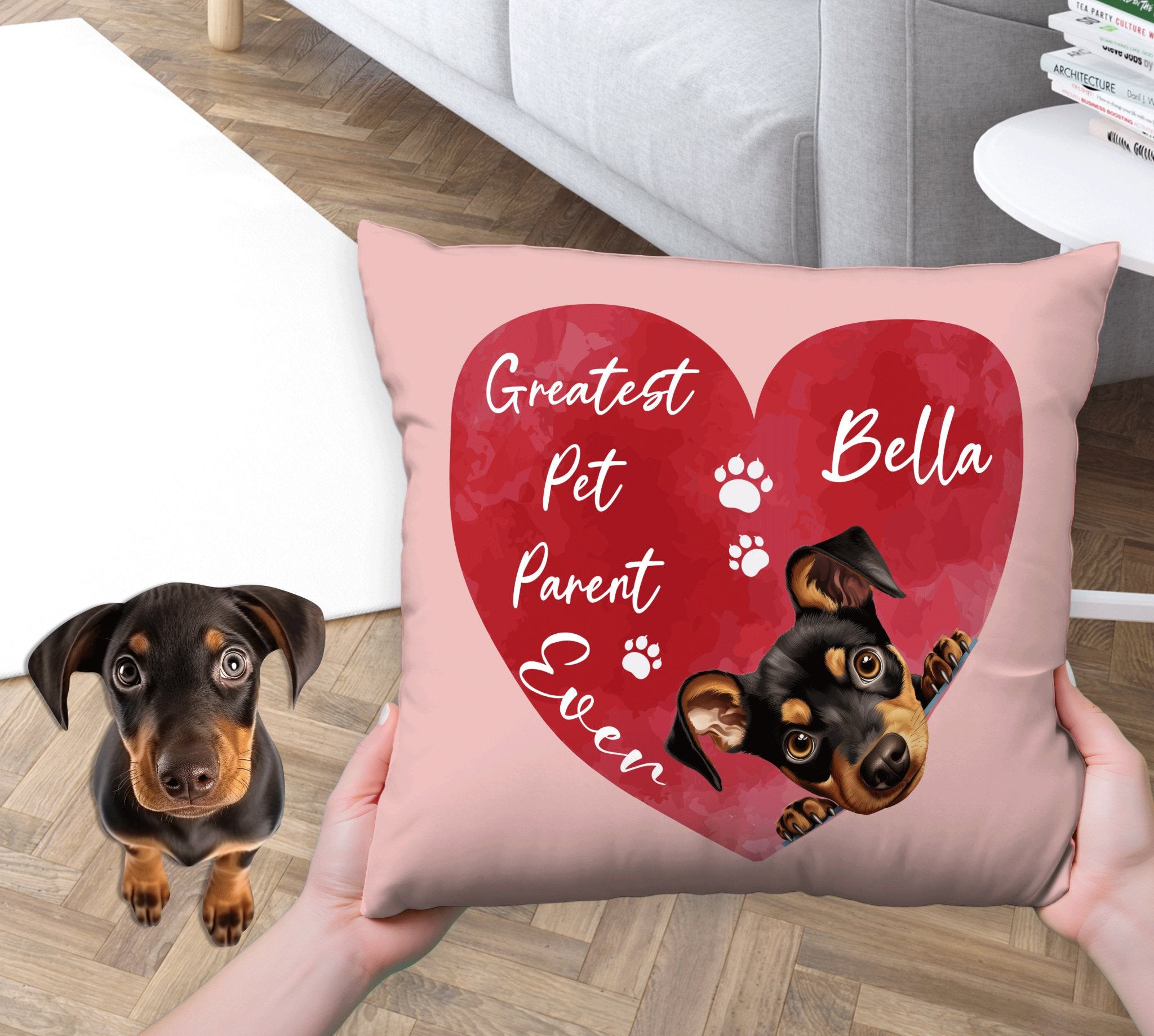 Personalized Pet Heart Pillow - Shapelys