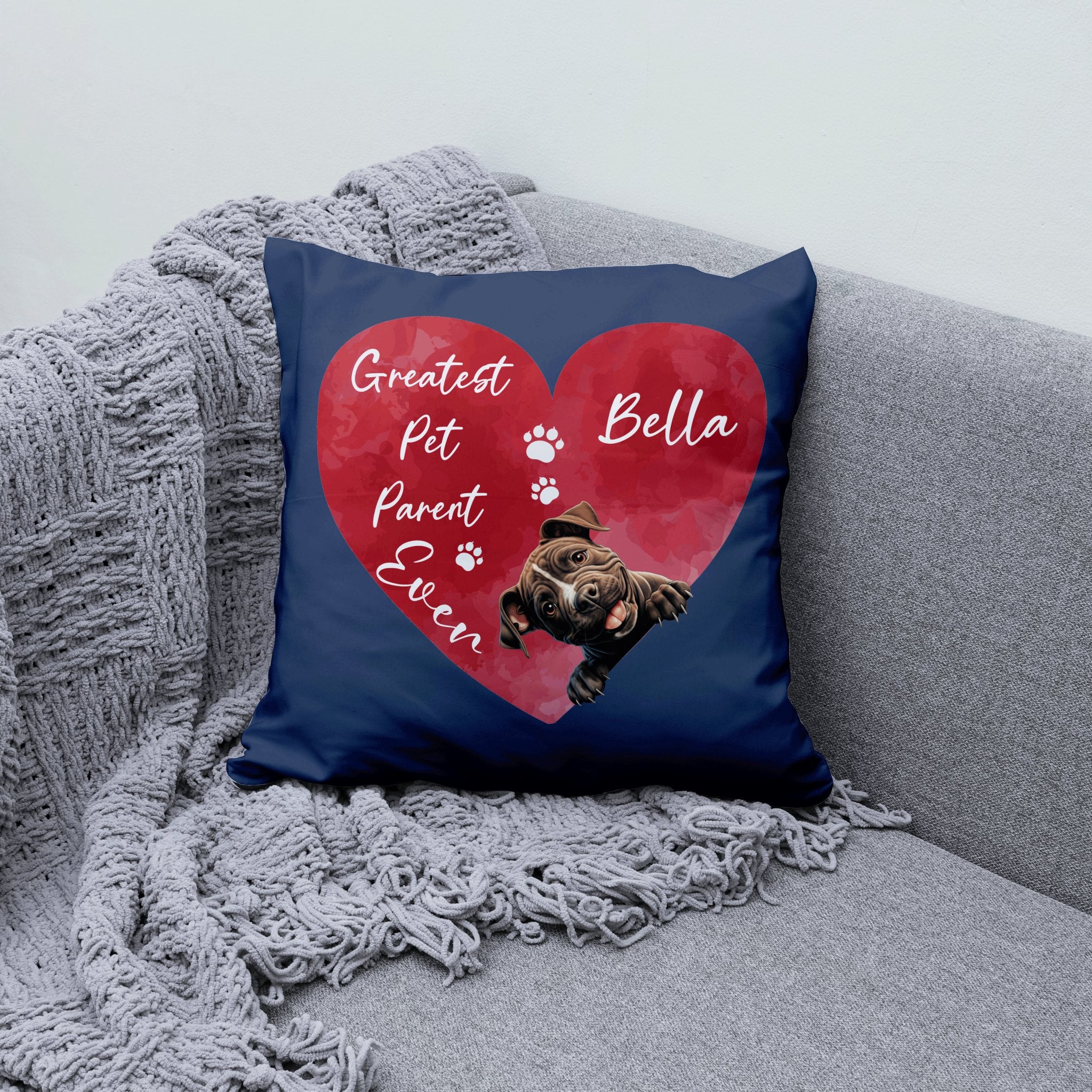 Personalized Pet Heart Pillow - Shapelys